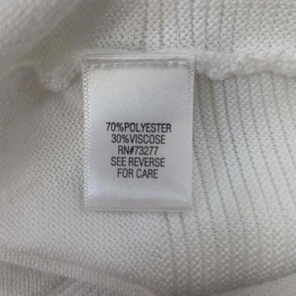 Women's Croft & Barrow White Cardigan Sweater Plus Size 3X - Picture 6 of 8